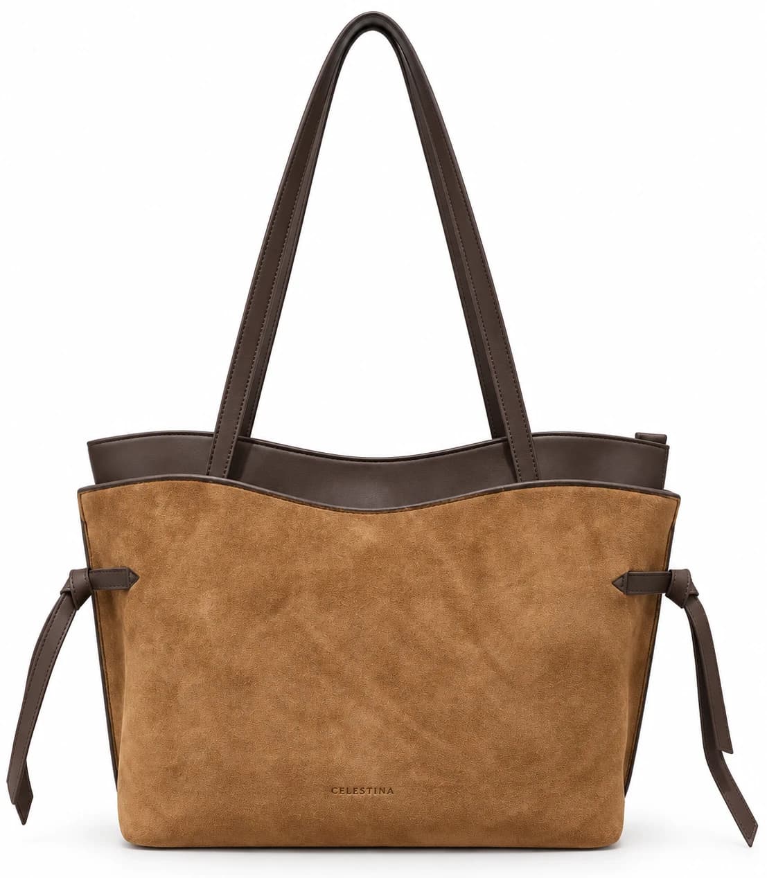 Cartera Amalia · Tote relajada de gamuza · Vista 1