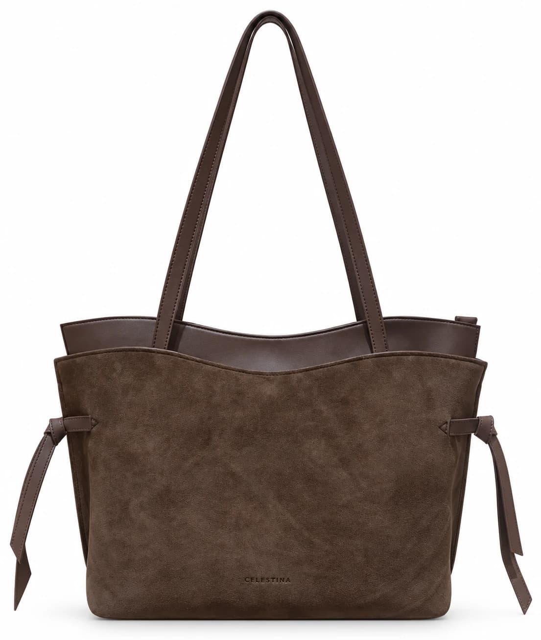 Cartera Amalia · Tote relajada de gamuza · Vista 2