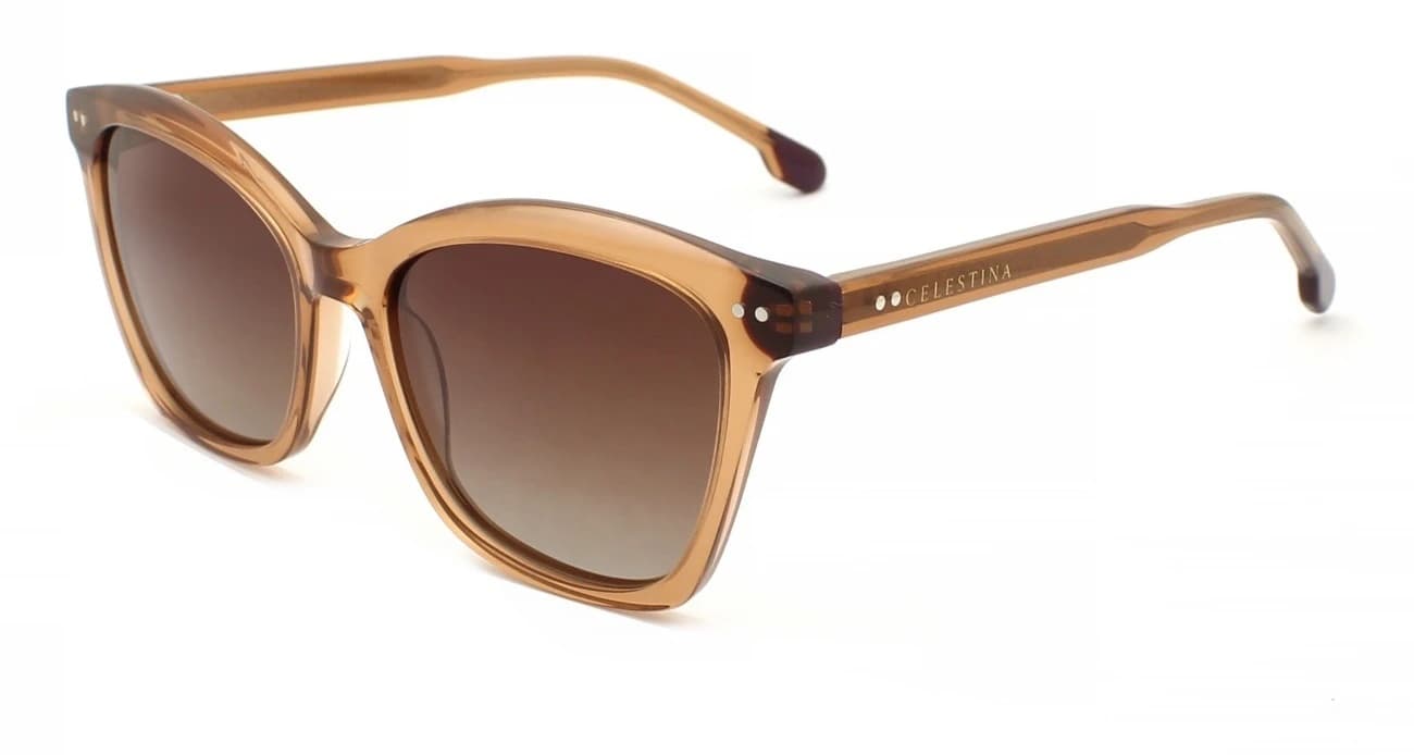 Lentes de sol Ámbar · Cuadrado miel