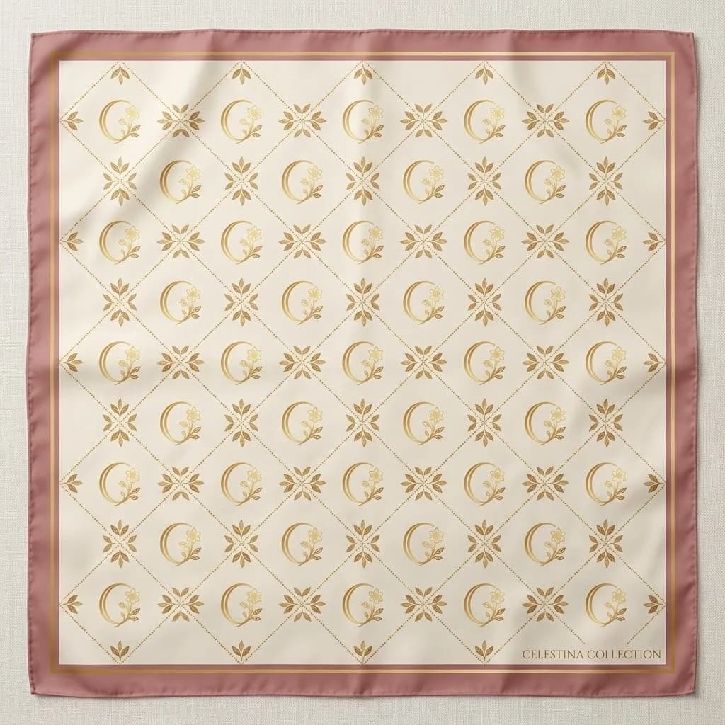 Pañuelo Aurelia · Monograma de firma